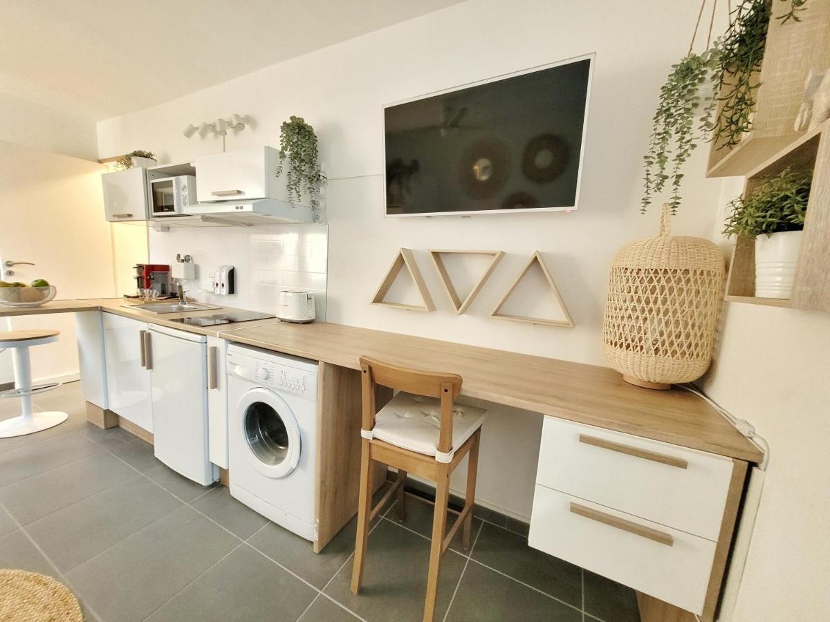 Studio 24M² Montpellier - Hopitaux Facultes Centre ภายนอก รูปภาพ